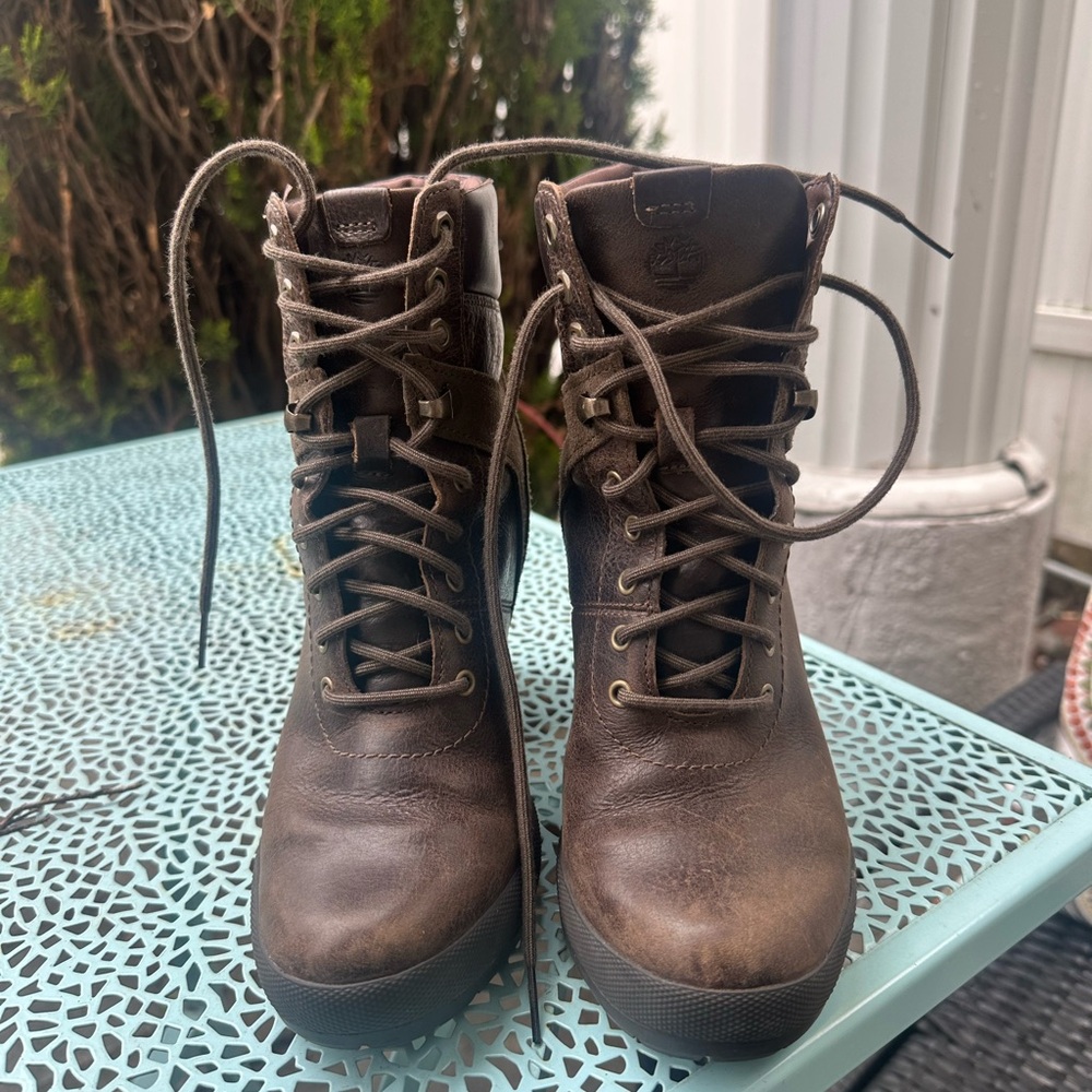 Timberland Women's Brown Leather Boots